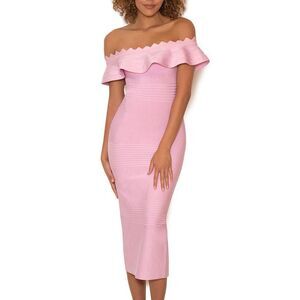 Women Dress Pale Pink Color Size XS